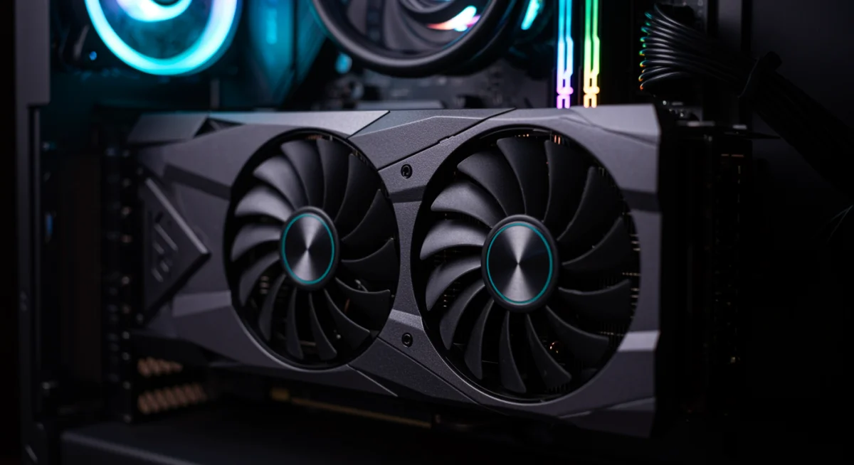 Powerful high-end graphics card for 4K gaming performance.