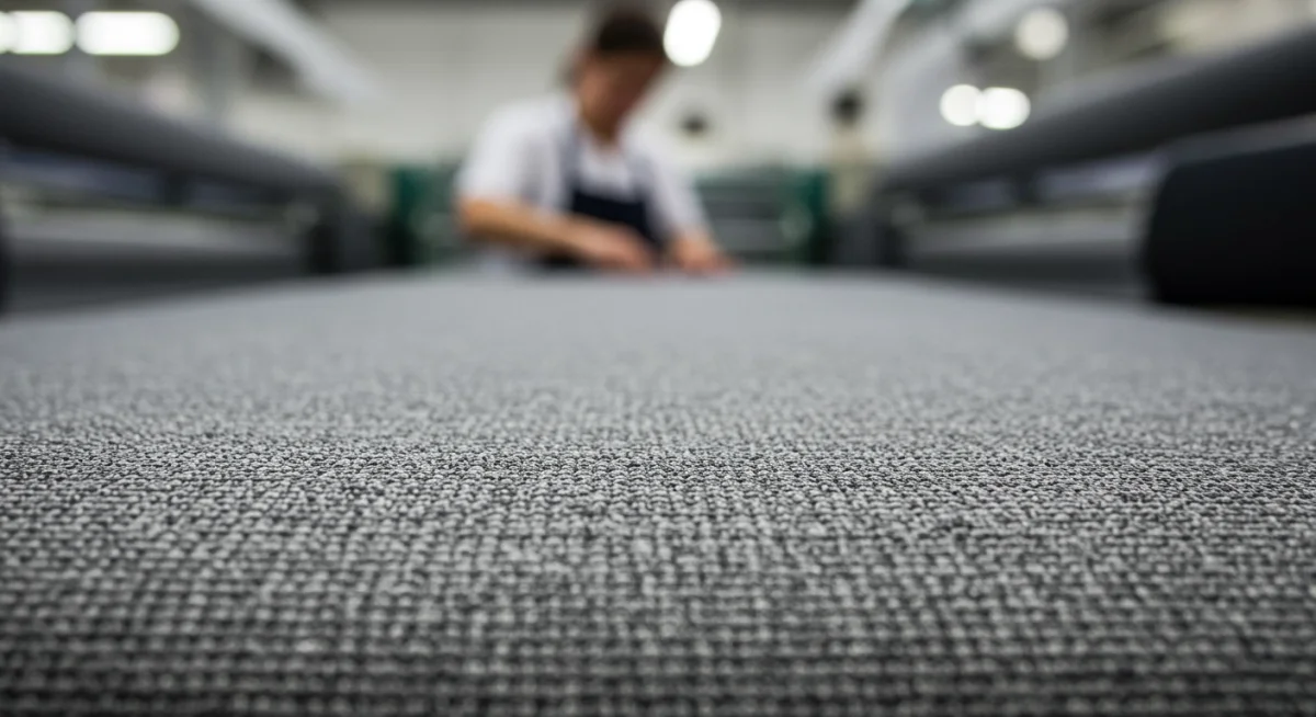 Innovative recycled fabric texture used in sustainable clothing